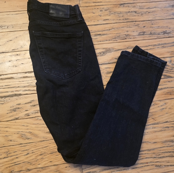 Abercrombie & Fitch Unisex Black Slim Jeans - Picture 6 of 7